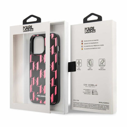 Husa Karl Lagerfeld Monogram Plaque Case pentru iPhone 13 Pro
