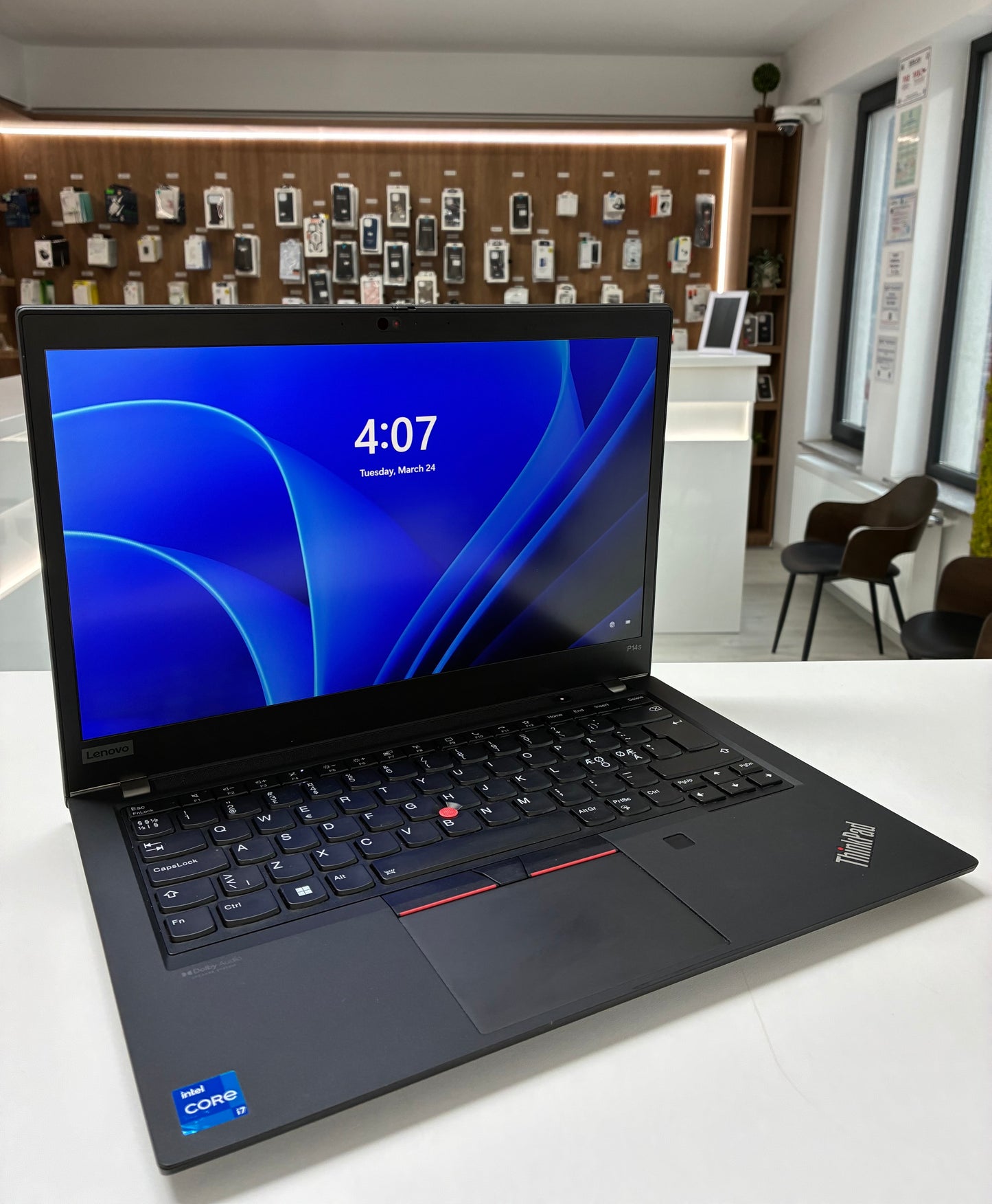 Lenovo ThinkPad P14s Gen 1, 512/16 GB, Intel i7-1165G7, 11th Gen, Windows  11 Pro, Negru
