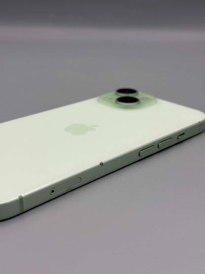 iPhone 15, 128 GB, Baterie 100%, Verde