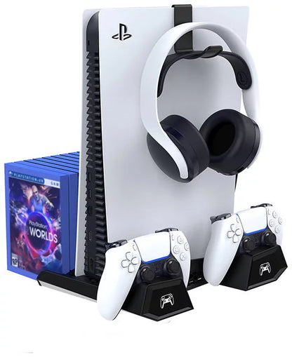 iPega PG-P5023 Stand de răcire multifuncțional pentru PS5 și accesorii (negru)