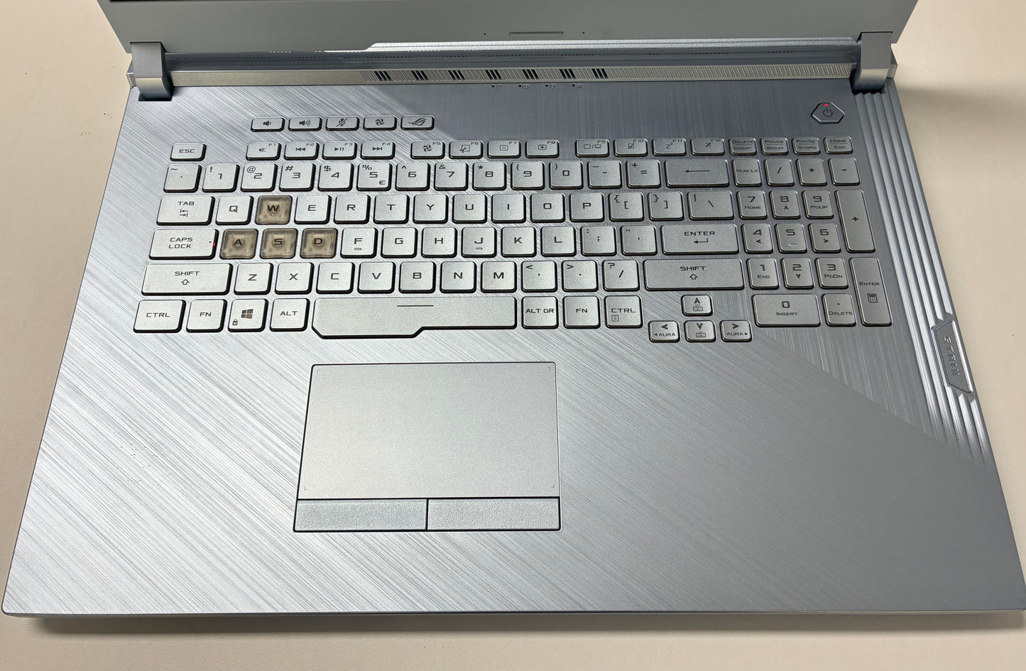 Laptop Asus ROG Strix G712LV, i7-10750H, 32GB RAM, 3TB SSD, Windows 11 Pro Home,