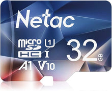Card de memorie Netac MicroSDHC de 32GB, viteză de citire/scriere până la 90/10MB/s, card TF pentru înregistrare video 4K Full HD, UHS-I, C10, U1, A1, V10