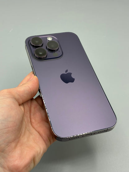 iPhone 14 Pro, 128 GB, Baterie 100%, Deep Purple