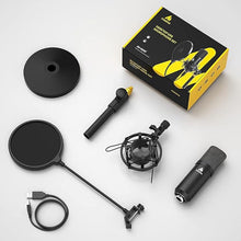 Kit microfon USB MAONO 192KHZ/24BIT AU-A04T PC Condensator Podcast Streaming Microfon cardioid Plug & Play pentru computer, YouTube, înregistrare jocuri