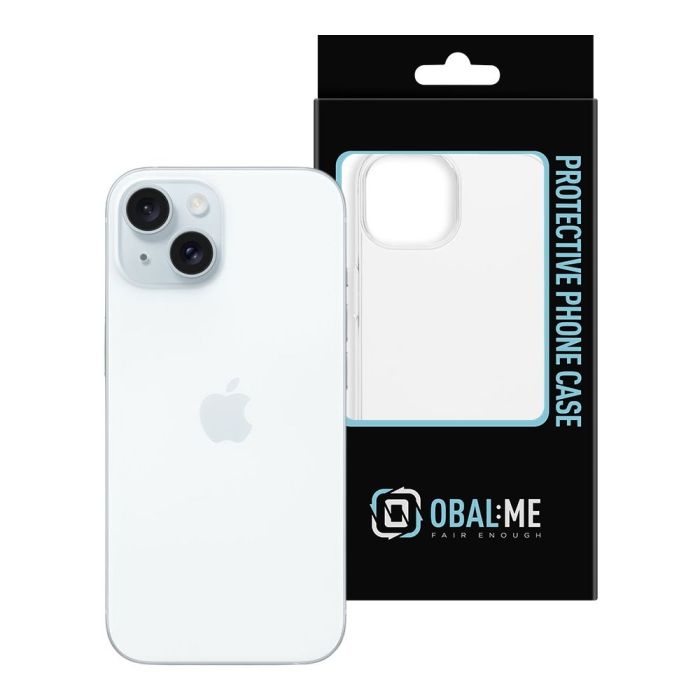 Husa OBALME Basic Clear pentru Apple iPhone 15, Transparent