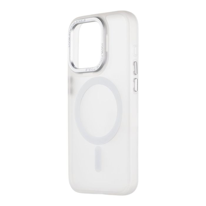 Husa OBAL:ME pentru Apple iPhone 15 Pro , Misty Keeper, MagSafe, Alb
