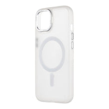 Husa MagSafe OBALME Misty Keeper pentru iPhone 15, Alb-Transparent