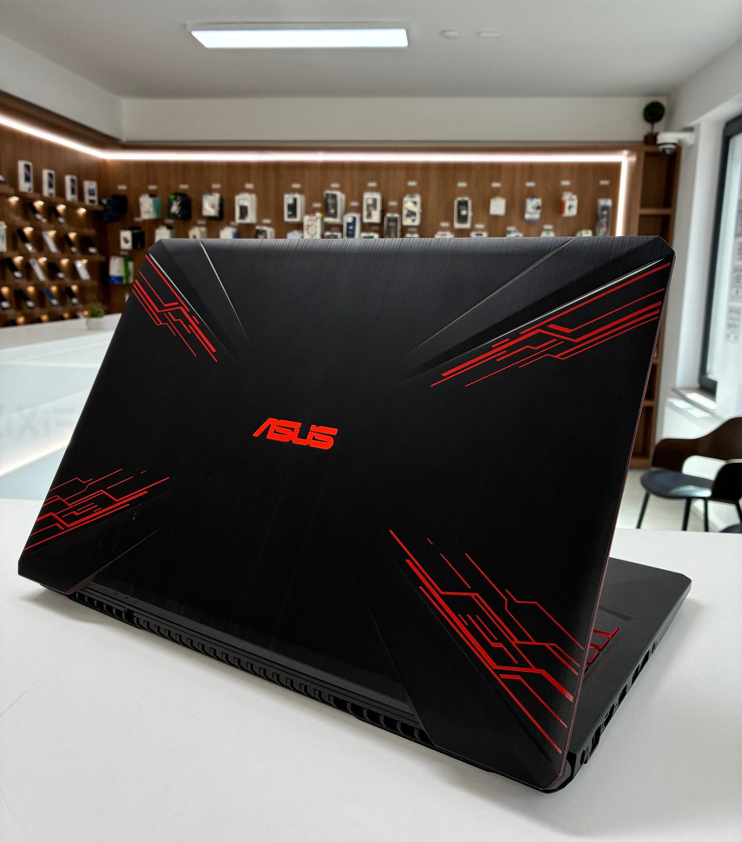 Laptop Asus TUF Gaming FX504GD, i5-8300H, 8 GB RAM, 256 GB SSD, 15.6", Windows 11 Pro, fara incarcator