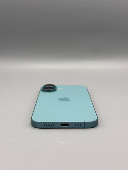 iPhone 16 , 128 GB , Baterie 100% , 53 Cicluri, Teal