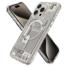 Husa Spigen Ultra Hybrid MagSafe compatibila cu iPhone 15 Pro  Zero One Natural Titanium