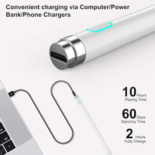 Stilou capacitiv reîncărcabil pentru, vârf ultrafin de 1,5 mm și port de încărcare magnetic