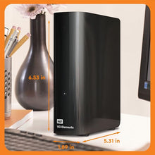 RESIGILAT: Western Digital Elements Desktop external hard drive 22 TB,  Black