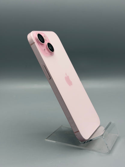 iPhone 15, 128 GB, Baterie 100%, 0 Cicluri, Roz