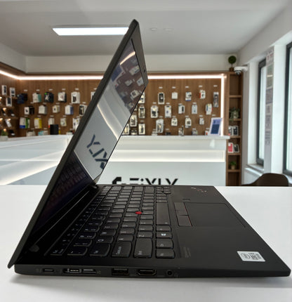 Laptop Lenovo ThinkPad X1 Carbon, Intel Core i5-10210U, 0 Cicluri, 14", 16GB RAM, 512GB SSD, Negru