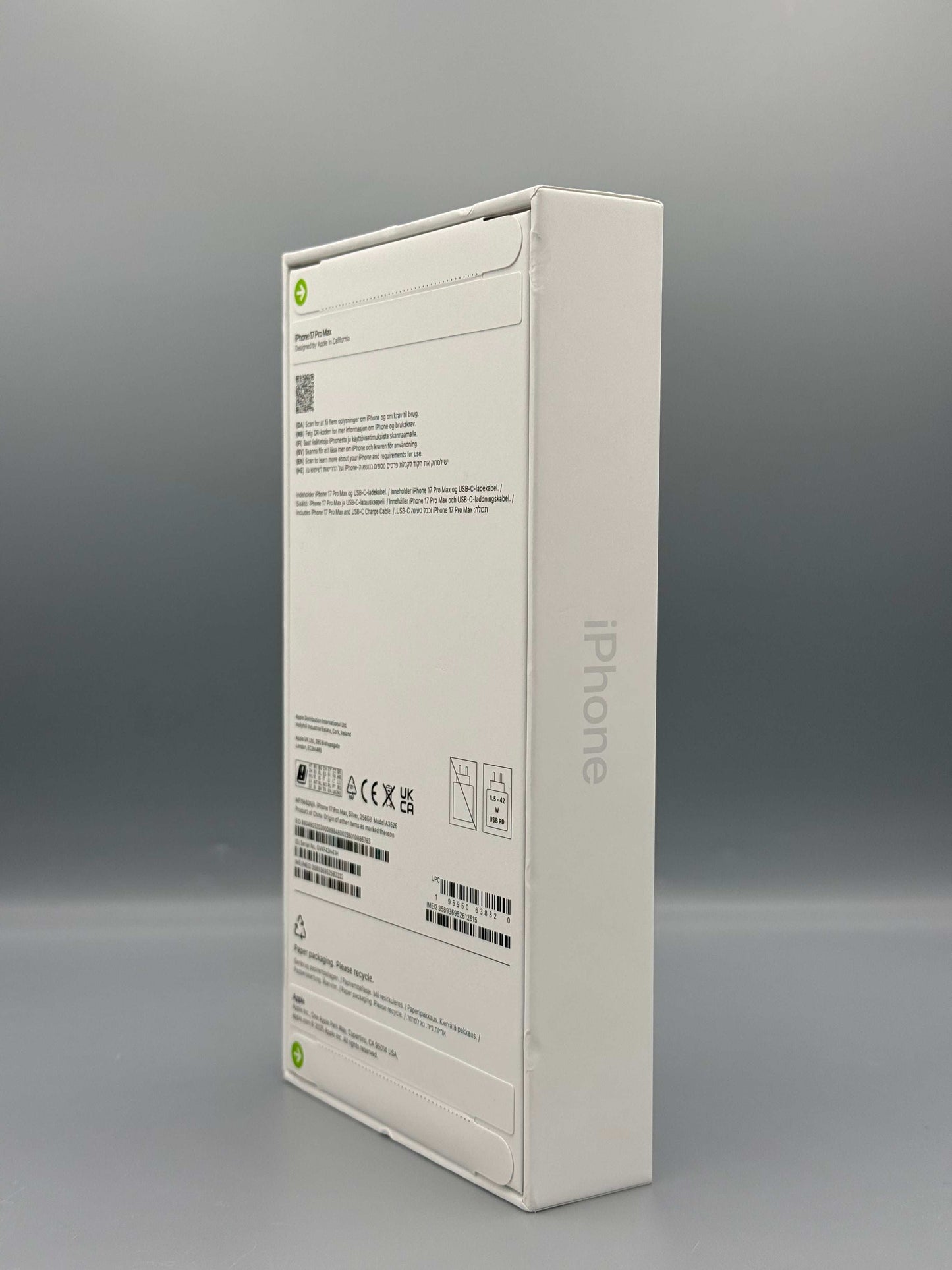 Telefon mobil Apple iPhone 17 Pro Max, 256GB, 5G, Silver