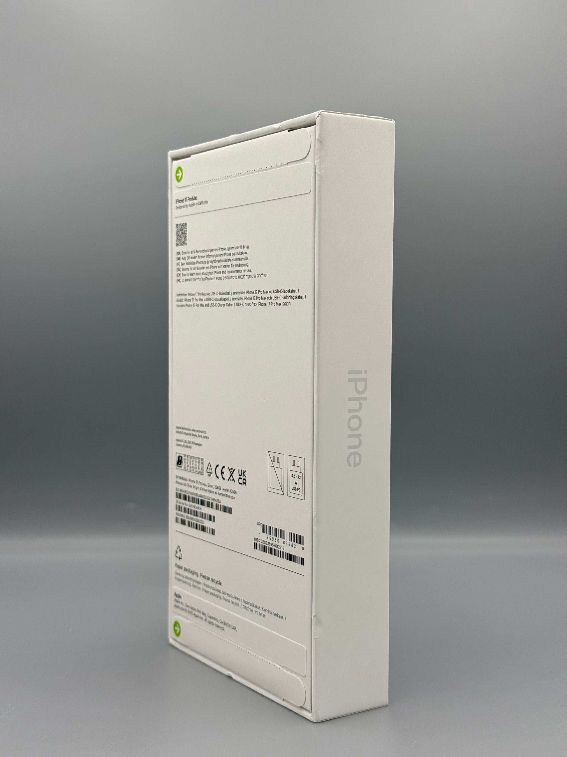 Telefon mobil Apple iPhone 17 Pro Max, 256GB, 5G, Silver