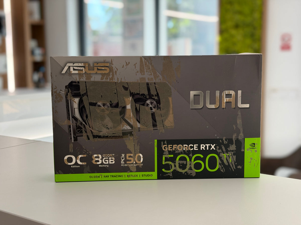 Placa video ASUS Dual GeForce RTX 5060 Ti OC 8GB GDDR7 128-bit, DUAL-RTX5060TI-O8G, Sigilata - Cutie uzata