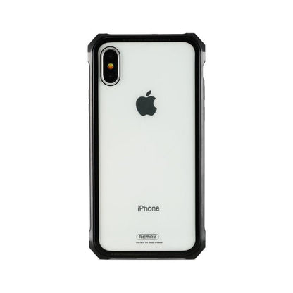 Husa Remax Kooble Servrs Metal&Glass Case RM-1658  iPhone X - Black
