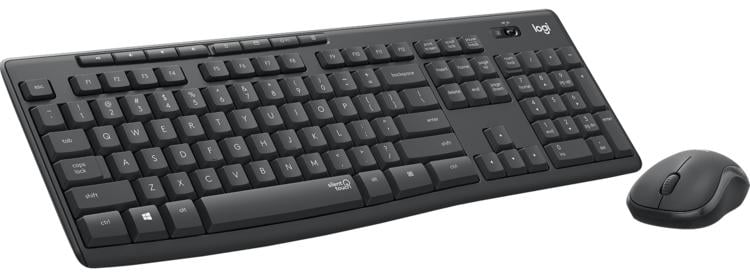 RESIGILAT: Tastatura Logitech MK295, FR France, AZERTY, Wireless + Mouse Negru  374 din 2082