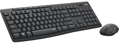 RESIGILAT: Tastatura Logitech MK295, FR France, AZERTY, Wireless + Mouse Negru  374 din 2082
