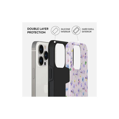 Husa Burga Dual Layer Wildflower pentru iPhone 14 Pro Max
