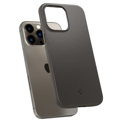 Husa Spigen Thin Fit pentru iPhone 14 Pro Max, Gunmetal