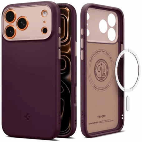 Husă Spigen - MegSafe - iPhone 17 Pro - Brown