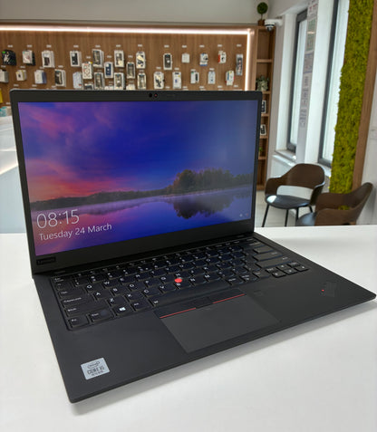 Laptop Lenovo ThinkPad X1 Carbon, Intel Core i5-10210U, 0 Cicluri, 14", 16GB RAM, 512GB SSD, Negru
