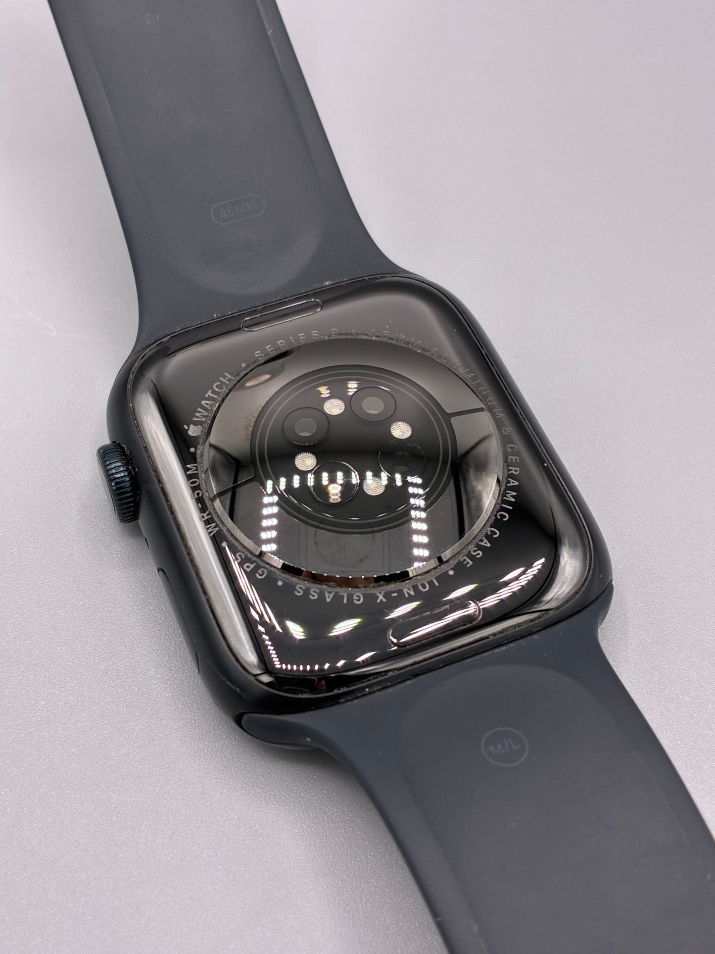 Apple Watch 9 GPS, 45MM, Baterie 86%, Midnight