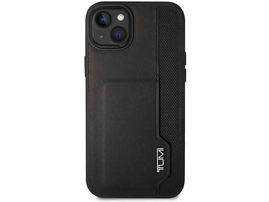 Husa Tumi Real Leather pentru iPhone 14 Plus, Negru