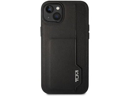 Husa Tumi Real Leather pentru iPhone 14 Plus, Negru