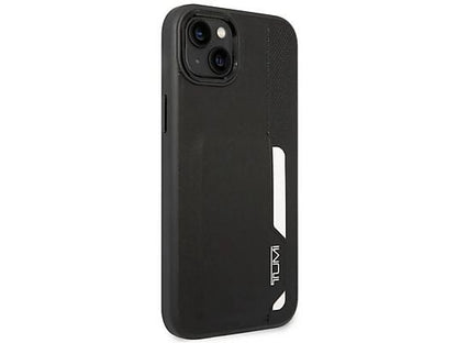 Husa Tumi Real Leather pentru iPhone 14 Plus, Negru