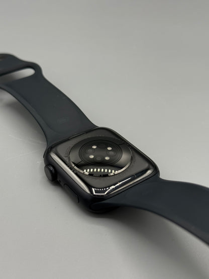 Apple Watch 9, GPS, Carcasa Midnight Aluminium 45mm, Midnight Sport Band - M/L, Baterie 100%