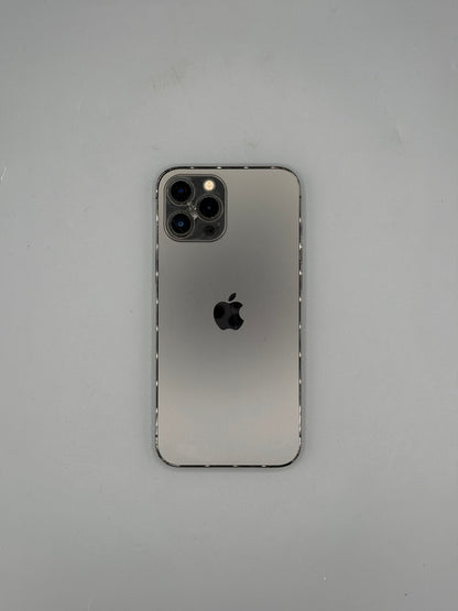 iPhone 12 Pro Max, 128 GB, Baterie 100%, Fisurat sticla spate, Burn ecran, Graphite