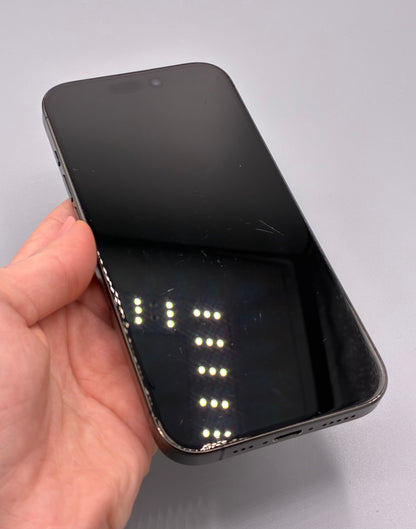 iPhone 15 Pro, 256 GB, Baterie 100%, Black Titanium