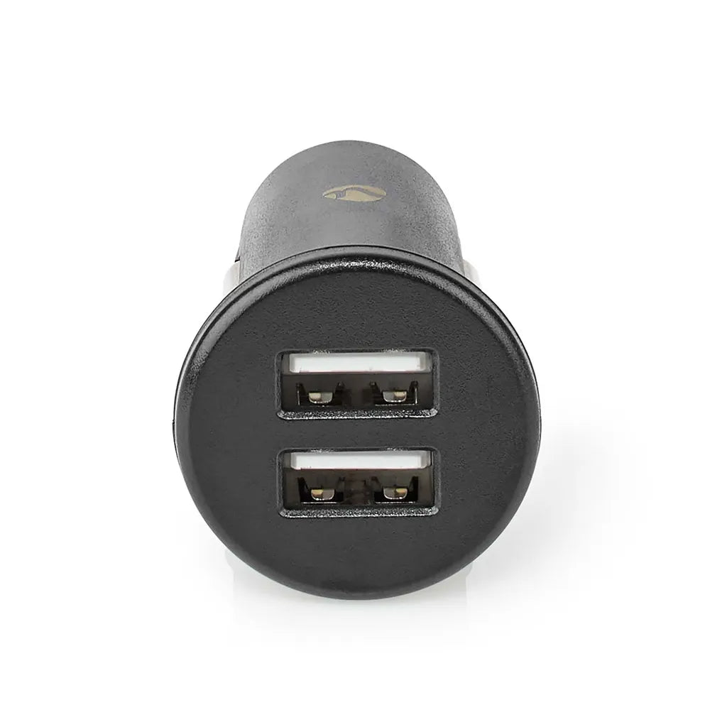 Încărcător auto Nedis 2x USB-A 24W - Negru