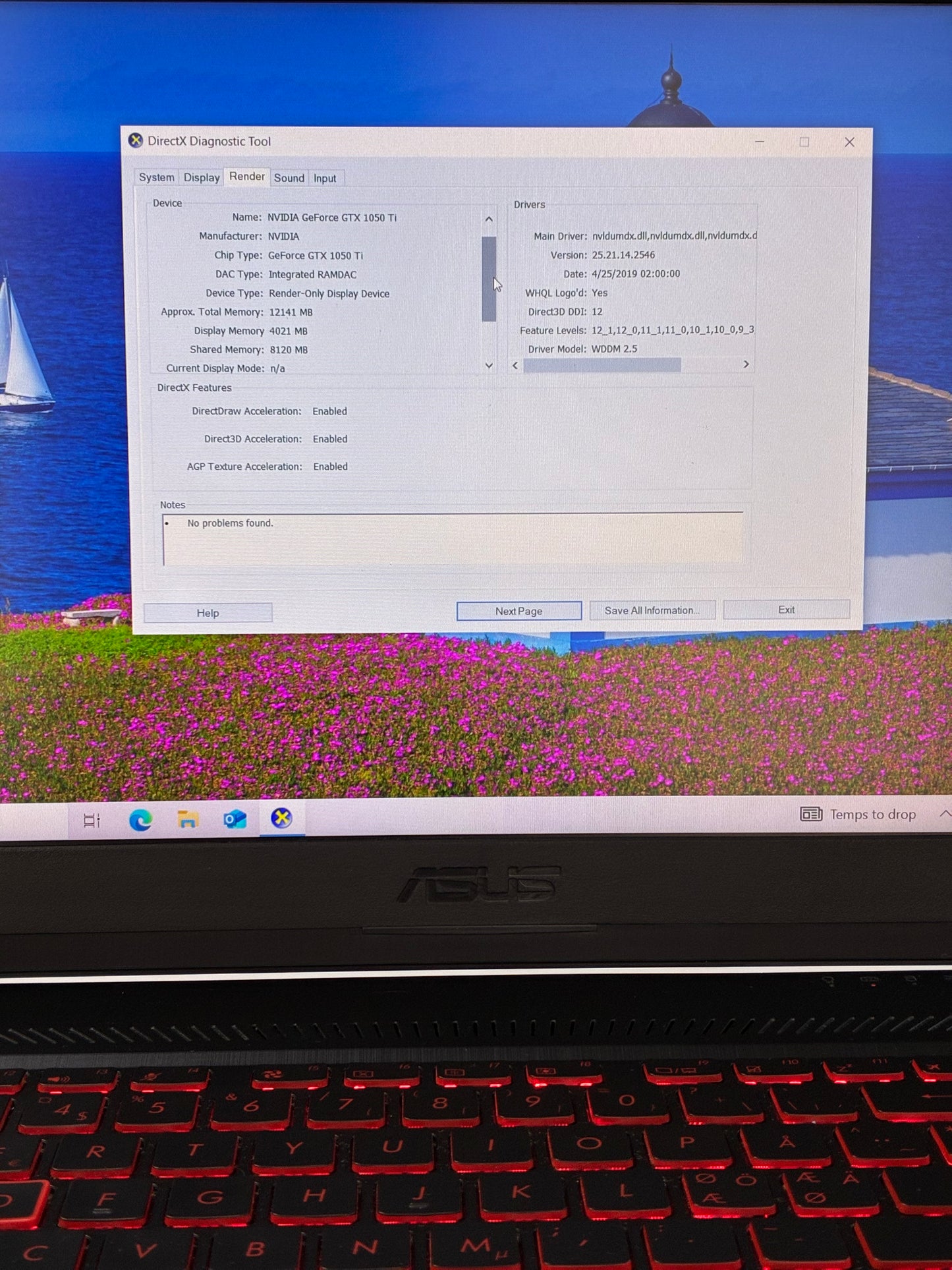 Laptop Gaming Asus TUF FX504G, i5-8300H, 16 GB RAM, 256 GB SSD, 15.6", Windows 10, Incarcator