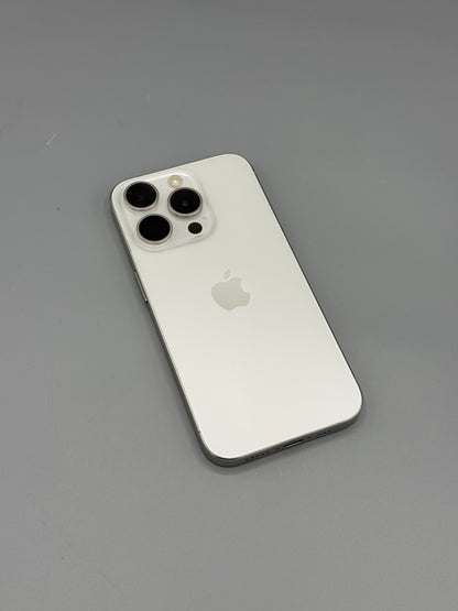 iPhone 15 Pro | 256 GB | Baterie 85% | 886 Cicluri | White Titanium