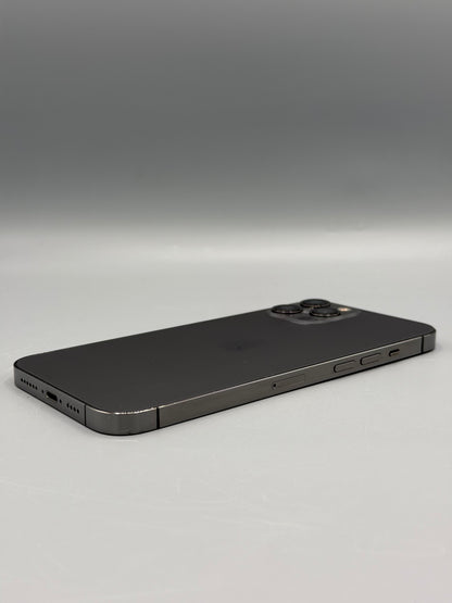 iPhone 12 Pro Max, 128 GB, Baterie 100%, Fisurat sticla spate, Burn ecran, Graphite