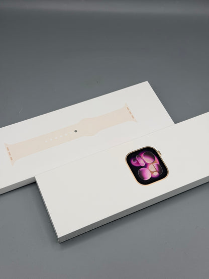Apple Watch 11 , GPS  WIFI,  Rose Gold 42mm, Light Blush Sport Band, Baterie 100%