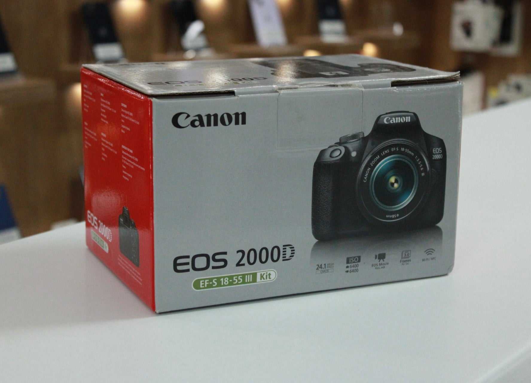 Camera Foto Canon EOS 2000D, 24.1 Mega Pixels, EOS Movie FULL HD, 3.0 Frames Per Sec, WI-FI / NFC