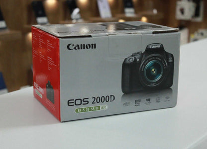 Camera Foto Canon EOS 2000D, 24.1 Mega Pixels, EOS Movie FULL HD, 3.0 Frames Per Sec, WI-FI / NFC