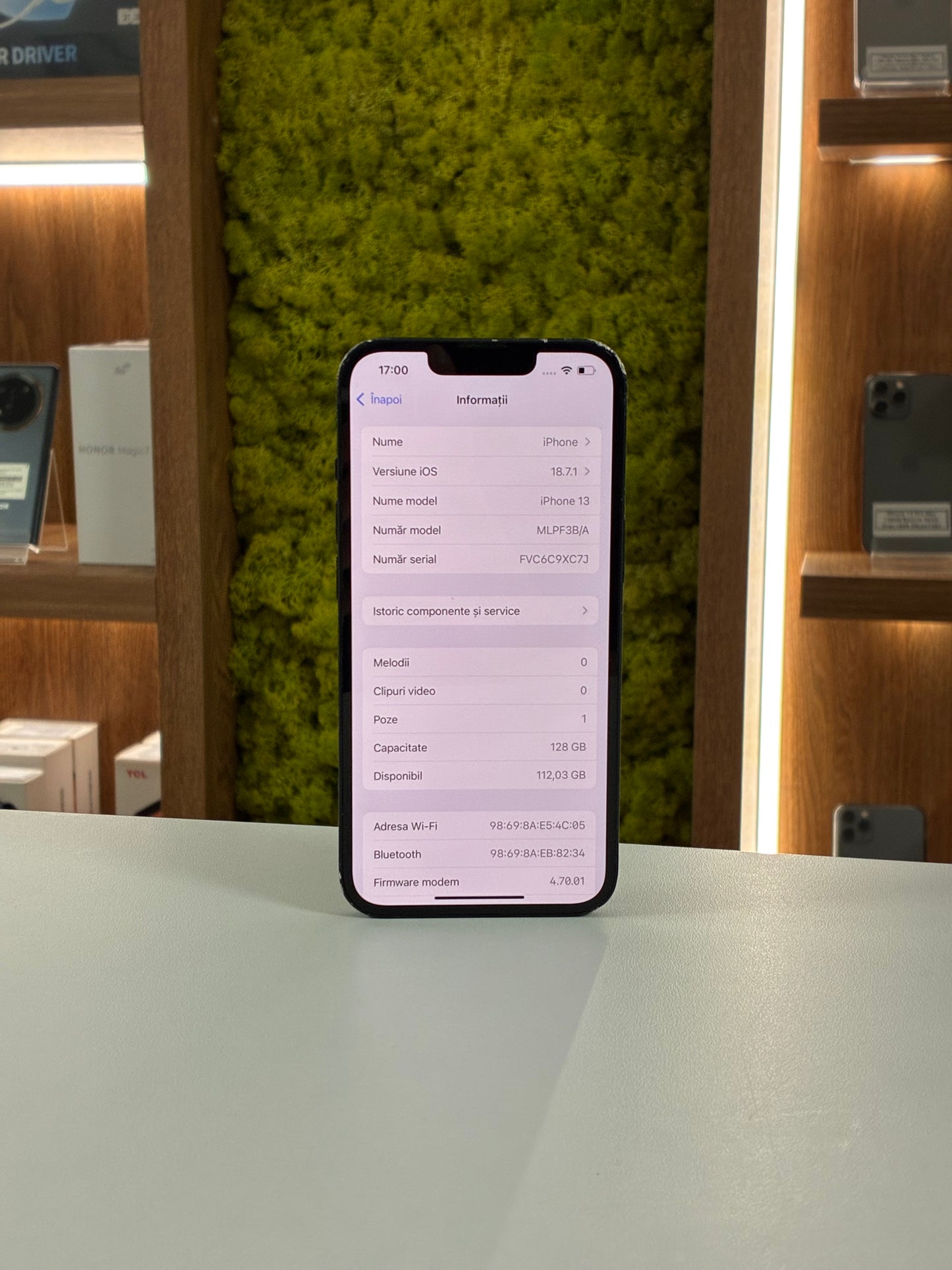 iPhone 13, 128GB, Baterie 100%, Midnight