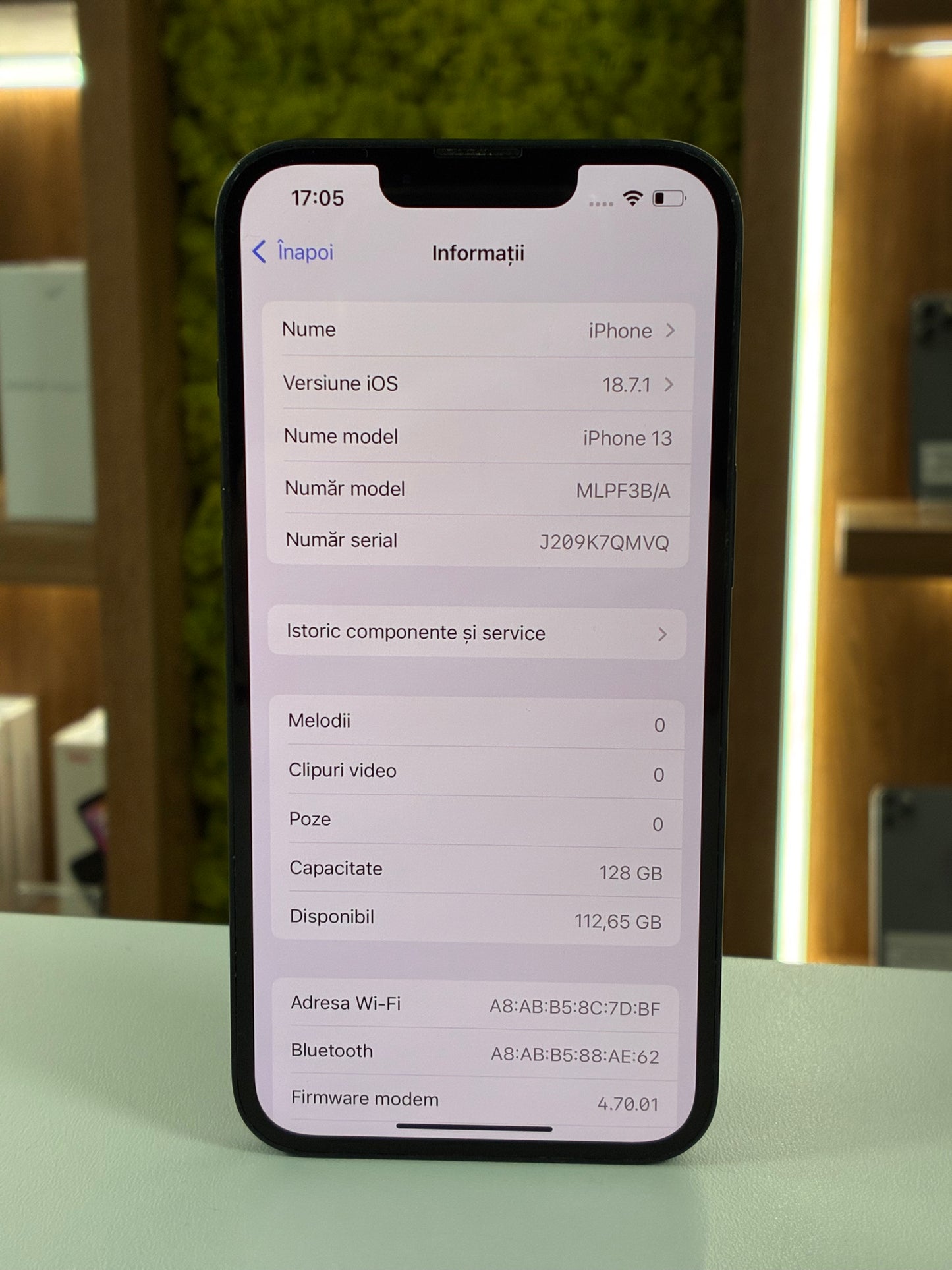 iPhone 13, 128GB, Baterie 100%, Midnight
