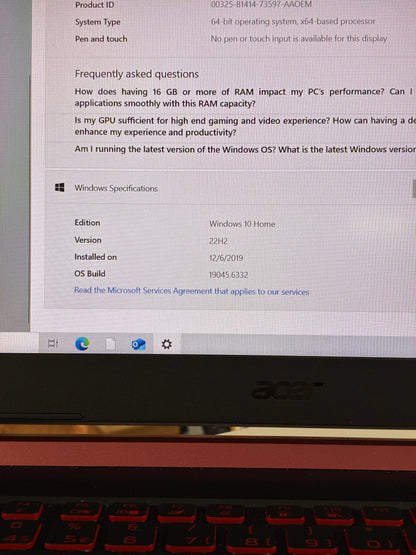 Laptop Acer Gaming 15.6" Nitro 5 | AN515-51 | Intel i5-9300H | Windows 10 | 8GB/1TB | Nvidia GTX 1650 4GB, Negru