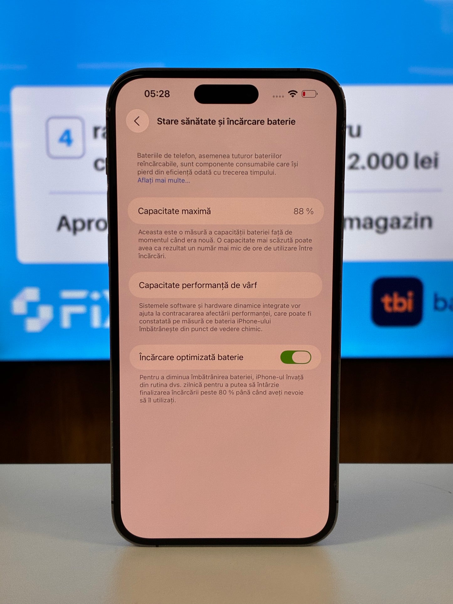 iPhone 14 Pro Max, 128GB, Baterie 88%, Deep Purple