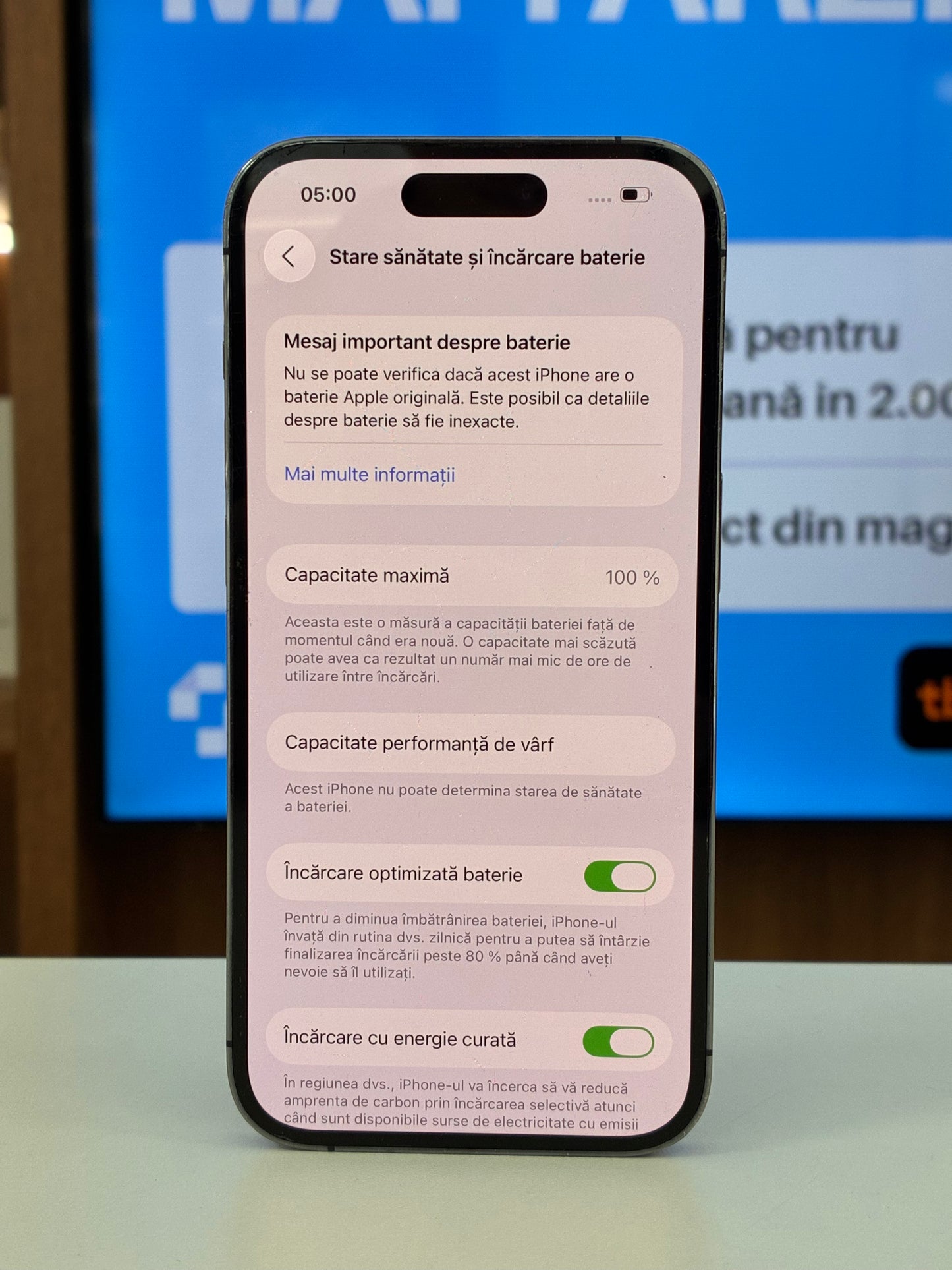 iPhone 14 Pro, 128GB, Baterie 100%, Deep Purple