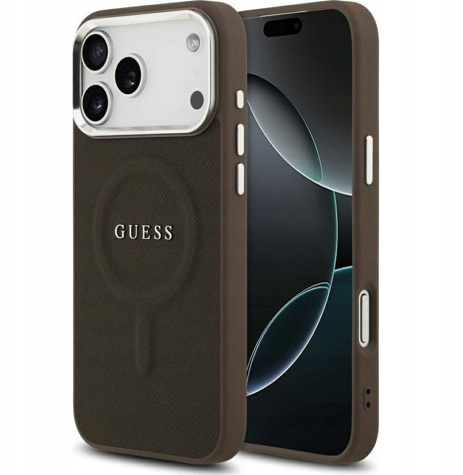 Husă GUESS - MagSafe - iPhone 17 Pro - Brown