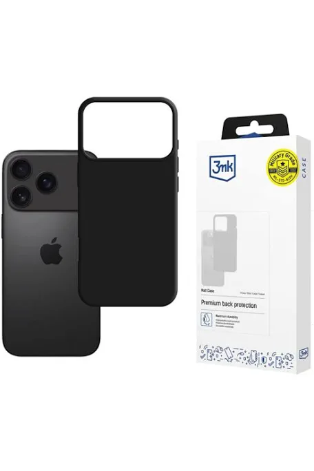 Husă 3mk - iPhone 17 Pro Max - Negru Mat