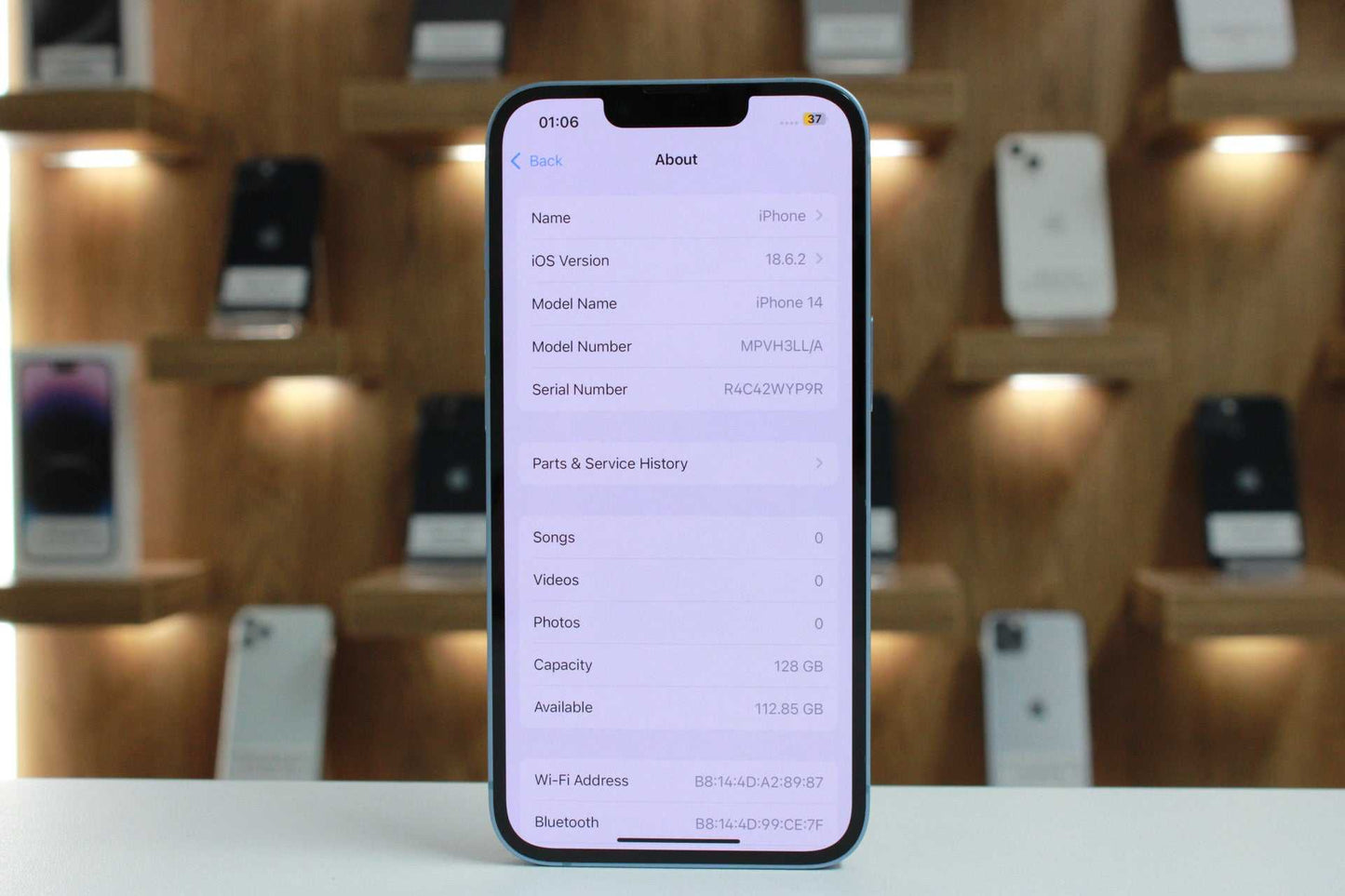 iPhone 14, 128GB, Baterie 100%, Blue